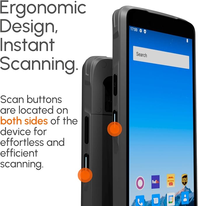 Rayoungtek Rugged Android Barcode Scanner Handheld Mobile Computer 1D 2D QR - Image 6