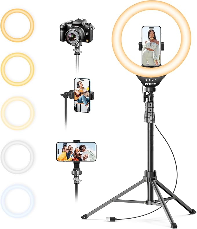 UBeesize 12'' LED Ring Light by UBeesize
