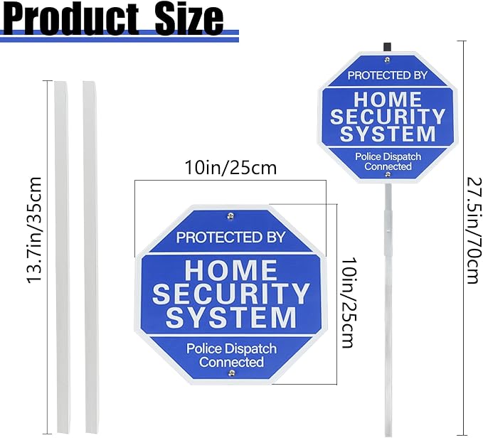 Protected By Home Security System Signs - Image 2