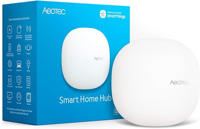 Aeotec Smart Home Hub, Works as a SmartThings Hub, Matter Gateway, Compatible by Aeotec
