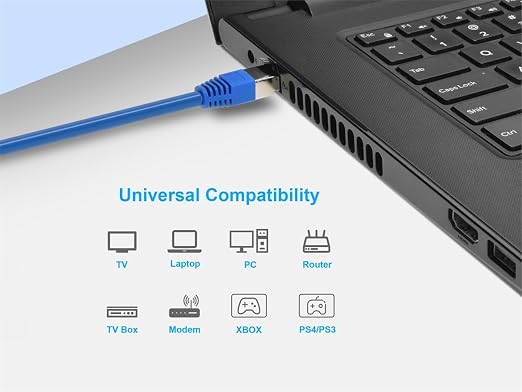 Monoprice Cat6A 5ft Blue Patch Cable Double Shielded 26AWG 10G Pure Bare Copper - Image 6