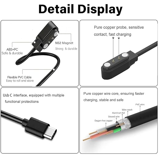 JrTrack 5 4 Smart Watch Charger, - Image 3