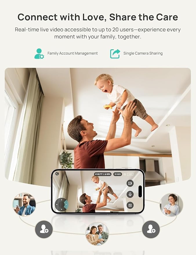 Dr.Care VistaView 5” Smart WiFi Baby Monitor - Image 6