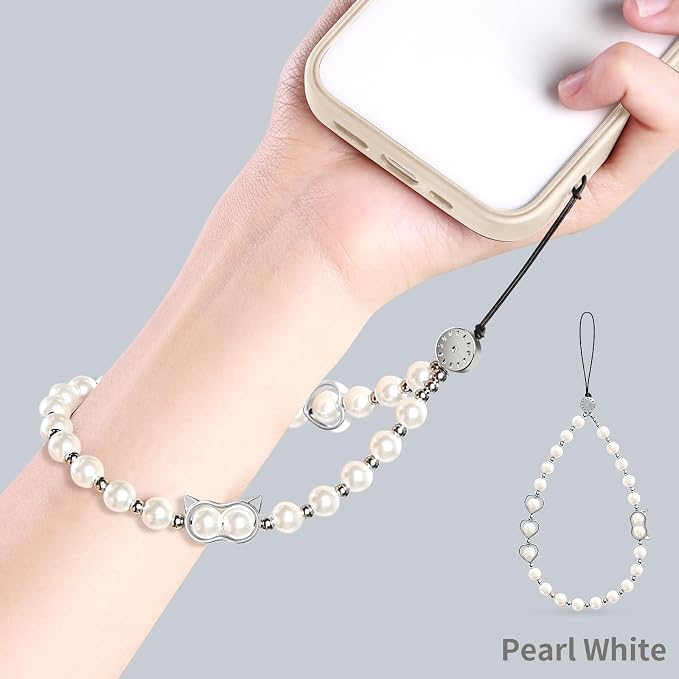 Phone Charm Beaded Strap Cute Cell Phone Wrist Straps String Accessories Hand - Image 4