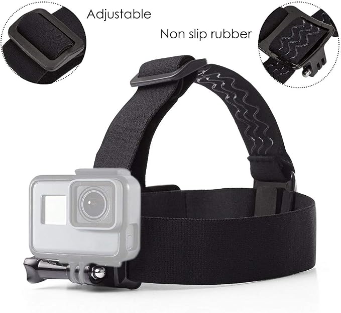 Action Camera Accessories Head Strap Mount Chest Harness Compatible - Image 2