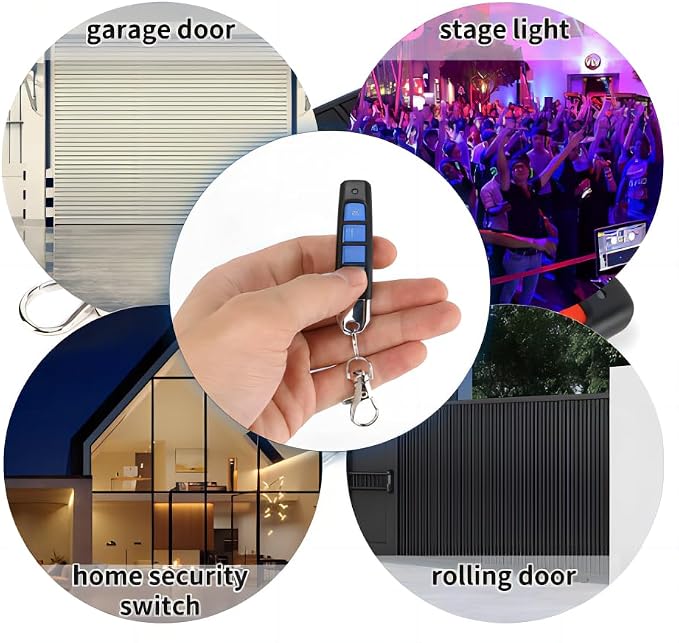 Universal Wireless Copy Remote Controller Smart Home Remote Control, 4 Buttons - Image 2