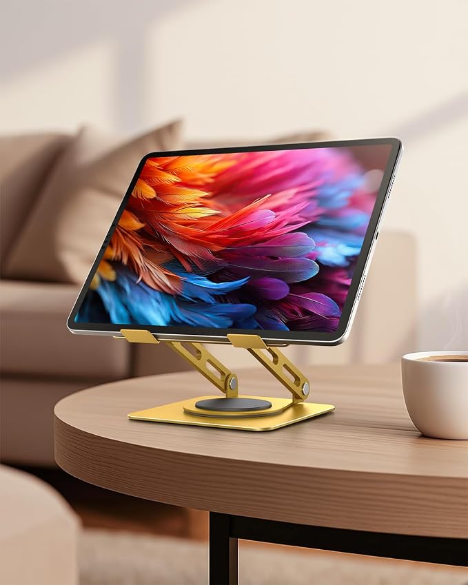 LOXP Metal Tablet Stand, 360 Rotating iPad Stand - Image 8