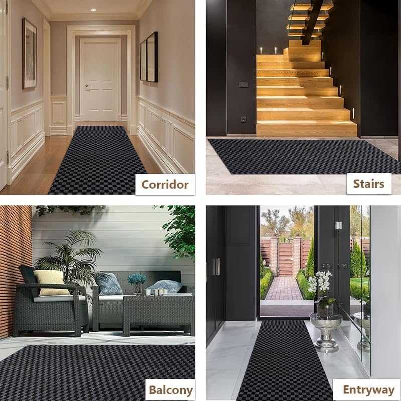 Petgrow Hallway Runner Rug 3FTX68FT, Super Skid Resistant TPR Backing Area Rug - Image 6