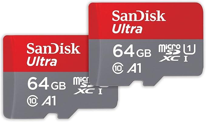SANDISK 64GB 2-Pack Ultra microSDXC UHS-I Memory Card by Sandisk