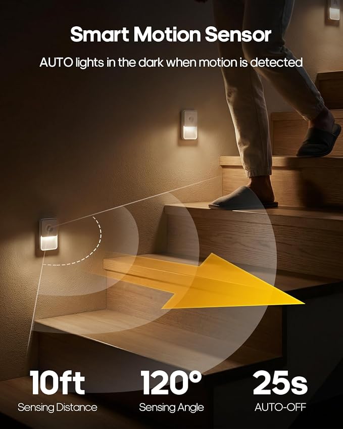 GOODEA Rechargeable Motion Sensor Night Lights - Image 2