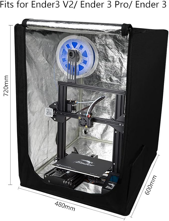 Creality 3D Printer Enclosure Fireproof and Dustproof Tent Constant Temperature - Image 2