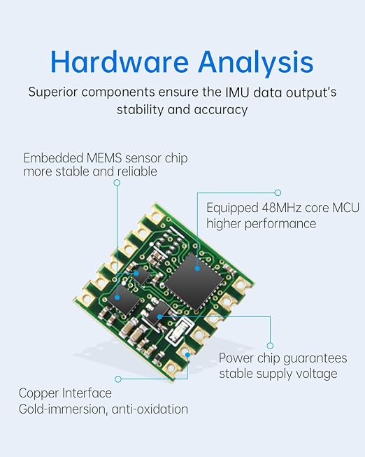 【WT901C-232 9-Axis Vibration Inclinometer】 High-Stability - Image 5