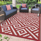 GENIMO Outdoor Rug, Waterproof Plastic Rugs - Image 5