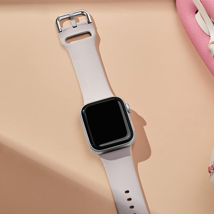 Sport Band Compatible with Apple Watch Bands 49mm 46mm 45mm 44mm 42mm 41mm 40mm - Image 2