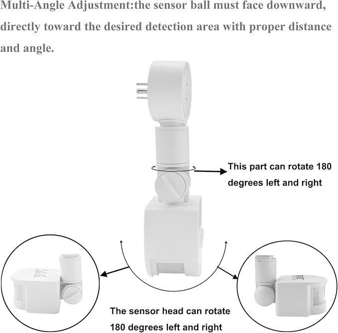 Plug in Motion Sensor Outlet Light Control, Indoor Motion Sensor Switch Plugs - Image 2
