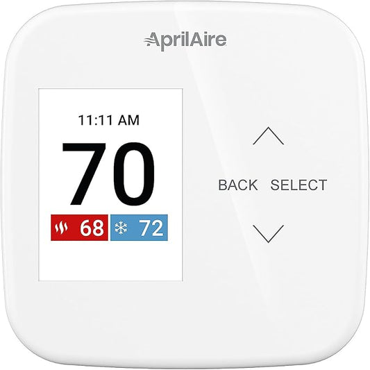 AprilAire S86WMUPR Wi-Fi Programmable Thermostat, 2H/2C Heat/Cool Stages or by AprilAire