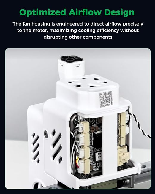 Creality Official SPARKX i7 Extruder Motor Cooling Fan Assembly, Original i7 - Image 3