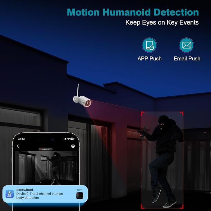 10CH Expandable Wireless Security Camera System - Image 5