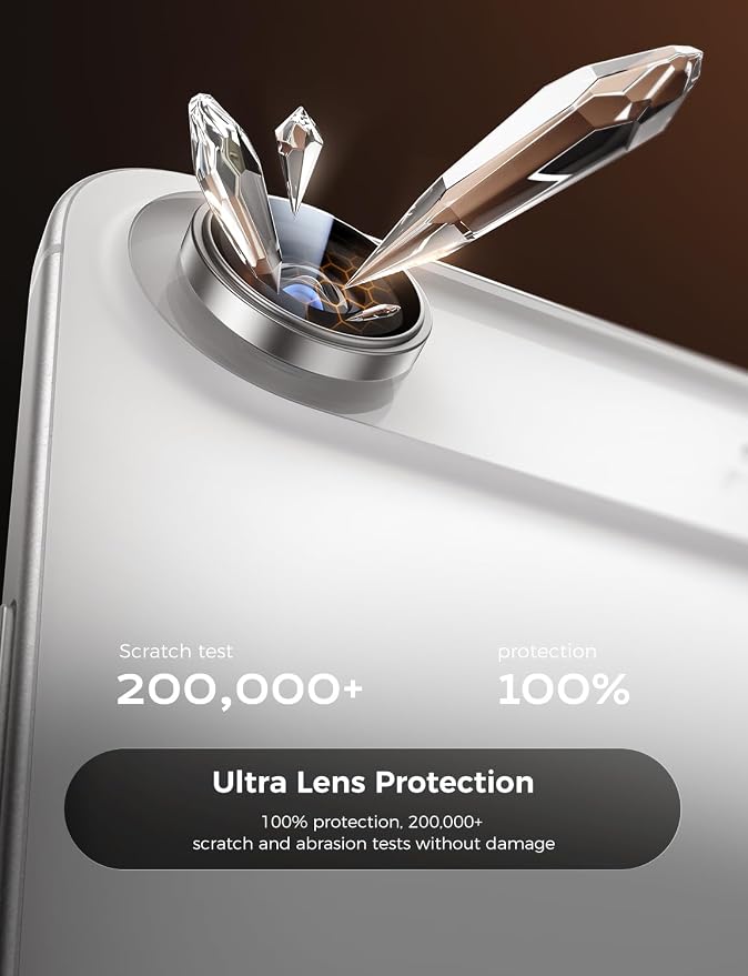 MAGIC JOHN for iPhone Air Camera Lens Protector 9H Aerospace Tempered Glass - Image 3