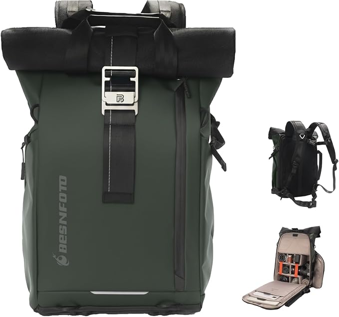 Besnfoto Camera Backpack, Waterproof Travel Camera Bag by Besnfoto