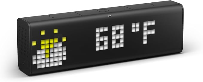 LaMetric TIME Wi-Fi Clock for Smart Home by LaMetricIncLB40A