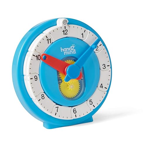 hand2mind Advanced NumberLine Clock, Learn to Tell Time, Analog Clock - Image 8