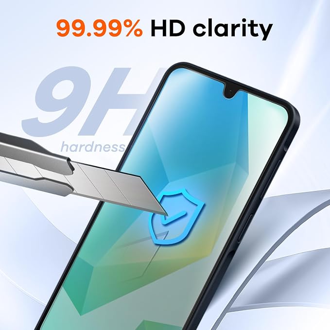 4+4 Pack for Samsung Galaxy A16 5G Screen Protector & Phone Camera Lens - Image 4