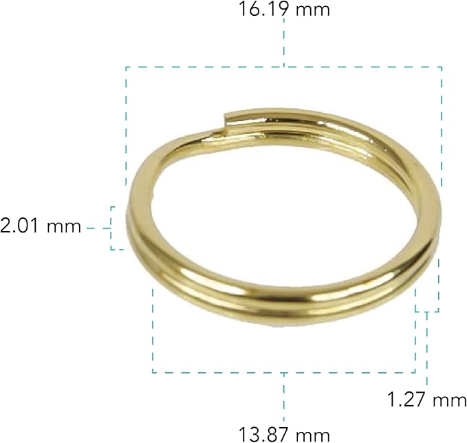 Foto&Tech Stainless Steel Round Lug Ring Camera Strap Split Ring - Image 3