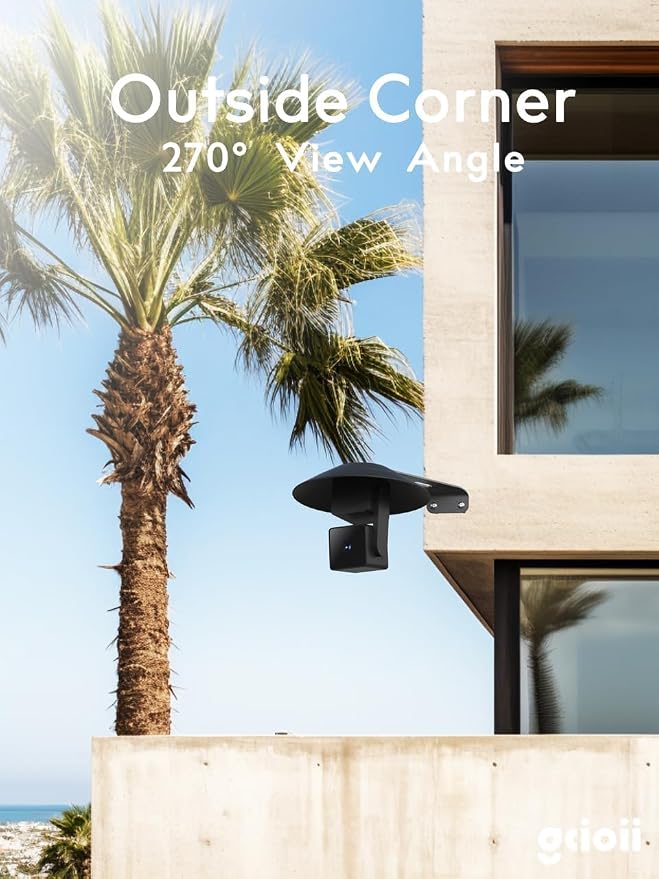 Gcioii Wall Mount for WYZE Cam Pan V3 & Cam Pan V4, Weatherproof Cover and - Image 5