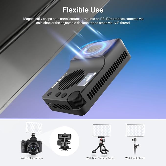 NEEWER BASICS BS40C Full RGB Magnetic Camera Video Light, 45W Boost Mode - Image 7