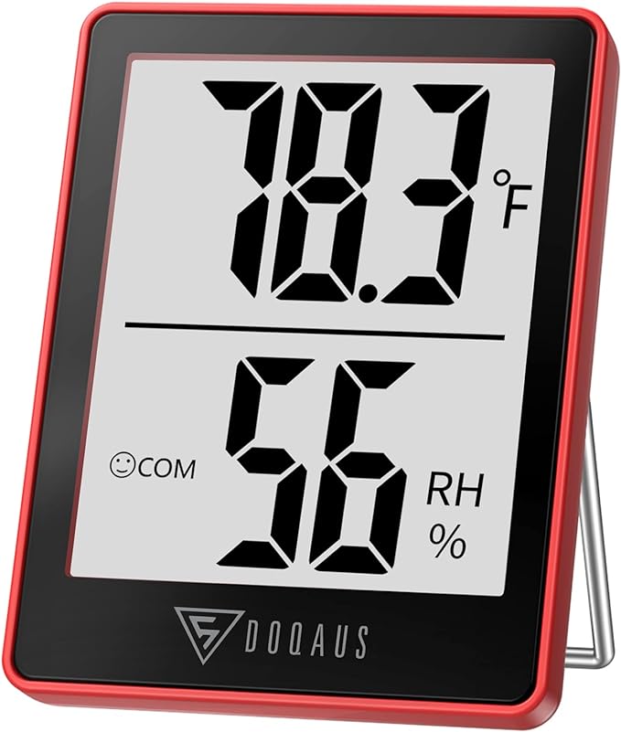 DOQAUS Digital Hygrometer Indoor Thermometer Humidity Gauge Room Thermometer by DOQAUS