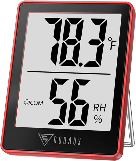 DOQAUS Digital Hygrometer Indoor Thermometer Humidity Gauge Room Thermometer by DOQAUS