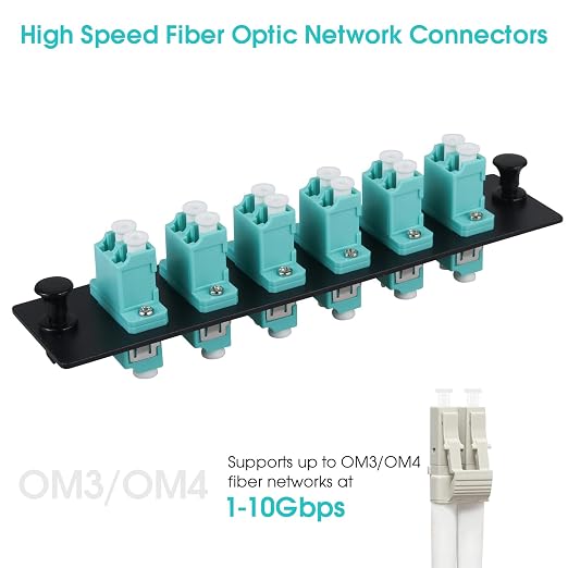 6 Duplex LC/OM3 Fiber Patch Panel - Image 5