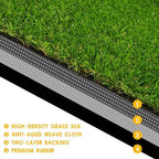 Realistic Artificial Grass Rug 8 FT x 55 FT Fake Faux Turf Grass, 0.8"" Indoor - Image 6