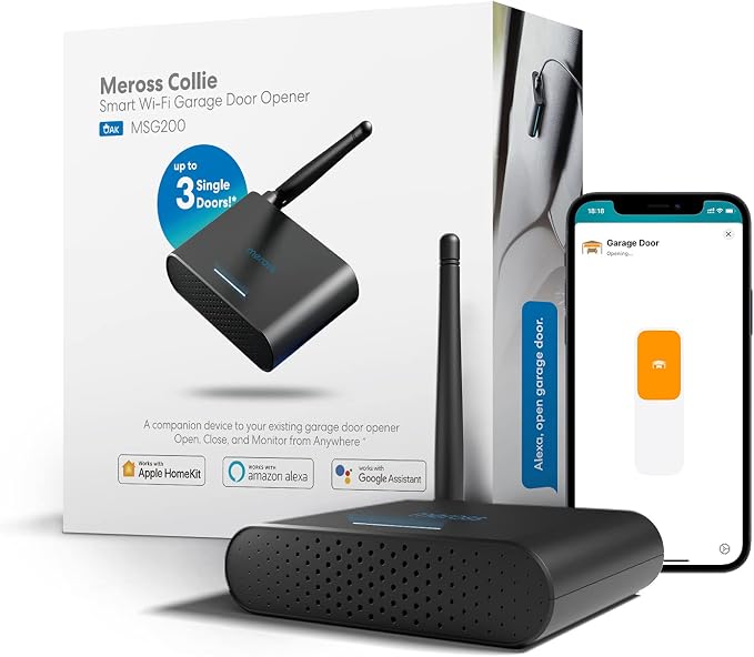 meross Smart Garage Door Opener Remote by meross