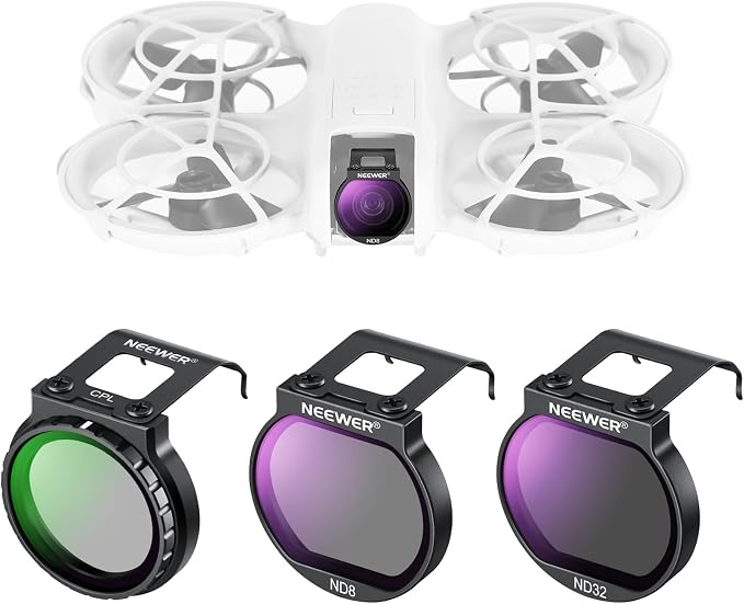 NEEWER Filter Set for NEO Drone, 3 Pack CPL/ND8/ND32 Neutral Density Circular by Neewer