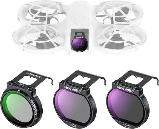 NEEWER Filter Set for NEO Drone, 3 Pack CPL/ND8/ND32 Neutral Density Circular by Neewer