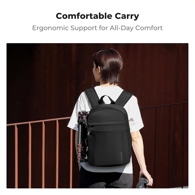 K&F CONCEPT Lightweight Camera Backpack Bag, Professional Photography Bag - Image 6