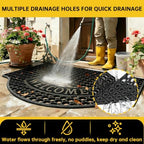 Outside Rubber Welcome Door Mats Anti Slip Rubber Floor Mats 23x35 - Image 5