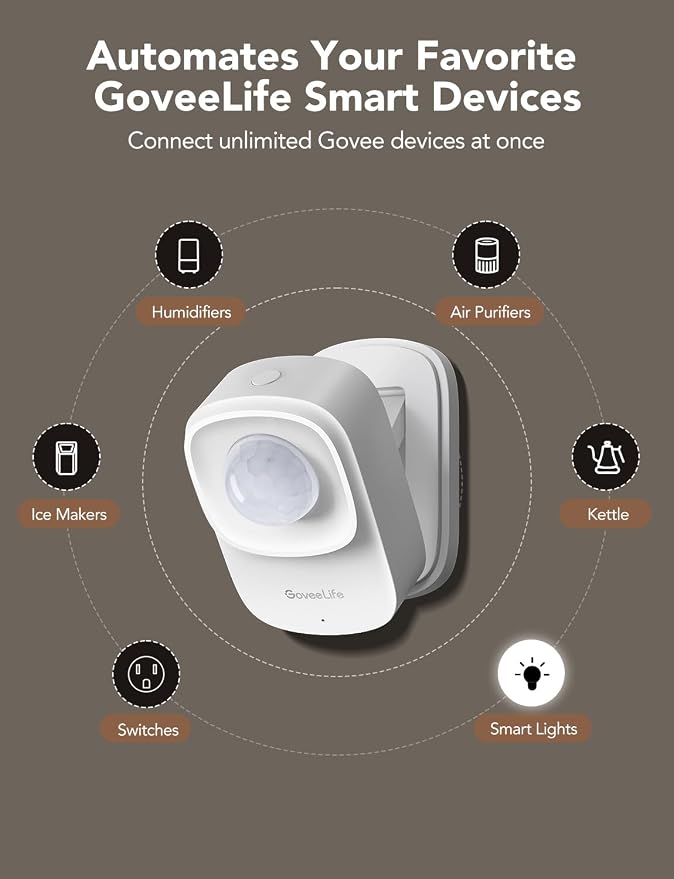 GoveeLife Human Presence Sensor, 2.4 GHz Wi-Fi Required, Smart mmWave Radar & - Image 7