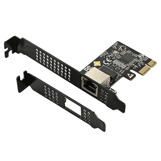 IO CREST 5.0GB PCIe Network Card – PCIe to 5.0 Gigabit Ethernet Network Card by IOCrest