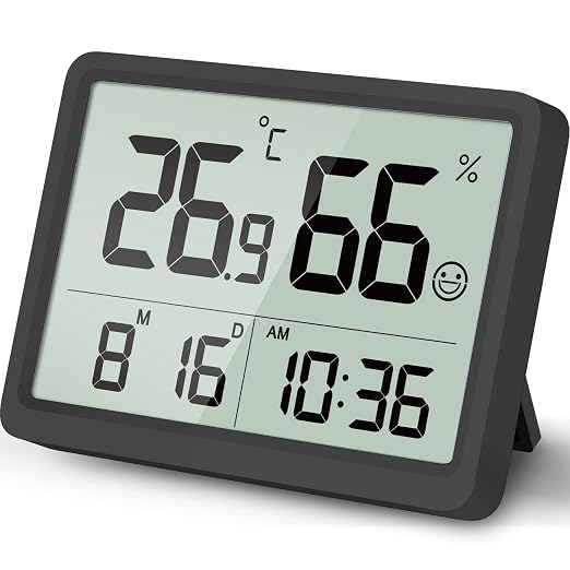 DOOMAY Digital Room Thermometer and Humidity Monitor by DOOMAY