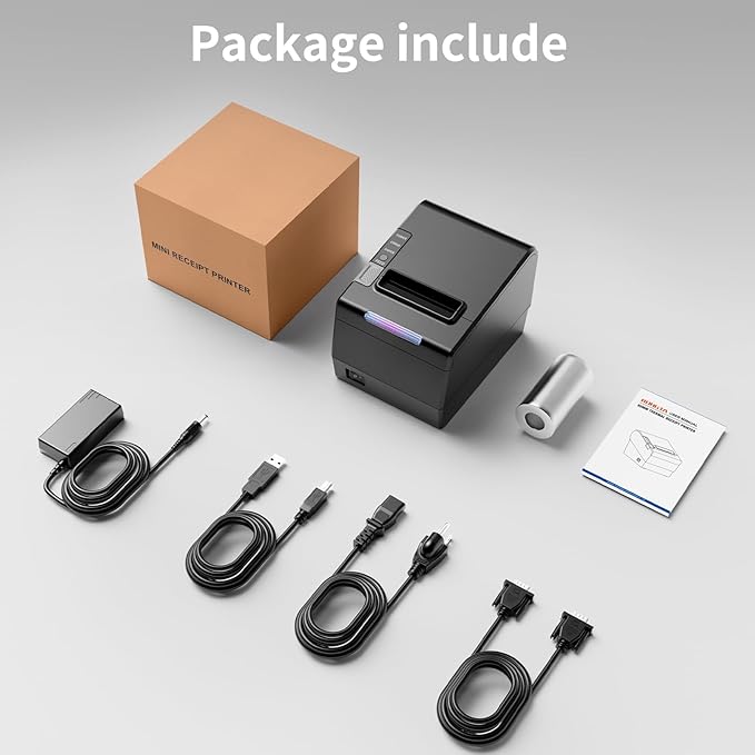 Rongta POS Printer, 80mm Thermal Receipt Printer, Restaurant Kitchen Printer - Image 6
