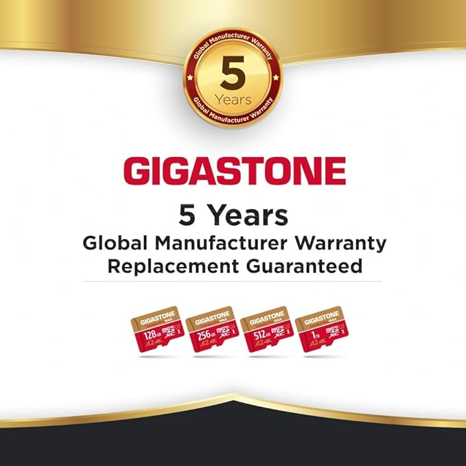 【5-Years Data Recovery】 GIGASTONE 128GB Micro SD Card - Image 9
