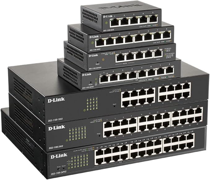 D-Link 8-Port Gigabit Smart Managed PoE+ Ethernet Switch, IGMP Snooping - Image 7