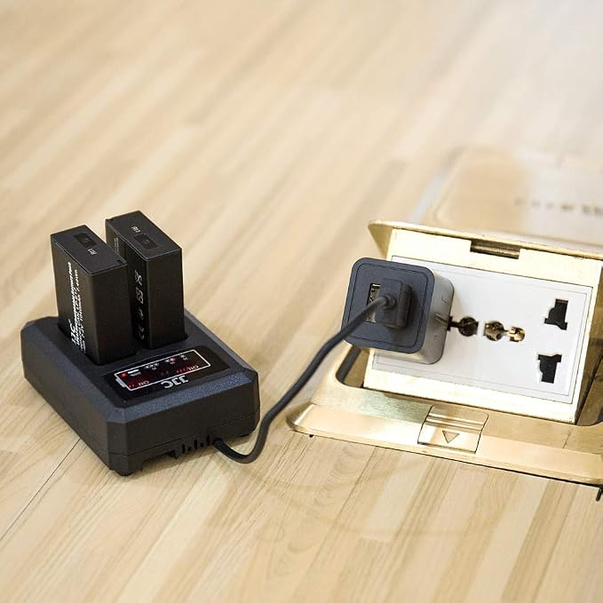 JJC LP-E17 Battery Charger USB Dual Slot - Image 9