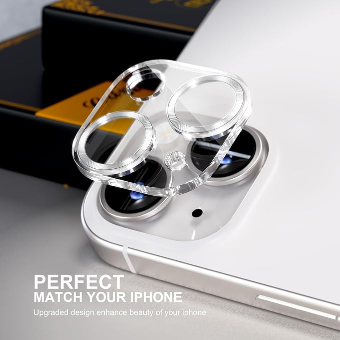 for 6 Pack iPhone 15 / iPhone 15 Plus Camera Lens Protector 9H Tempered Glass - Image 5