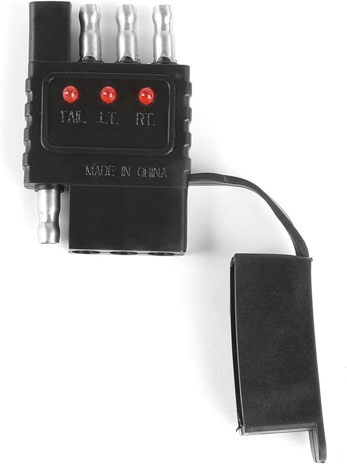MaxxHaul 50146 4-Way Flat Trailer Connector LED Circuit Tester – 2-Pack | Easy - Image 4