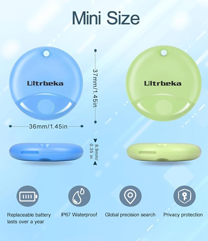 Ultrbeka Air Tracker Tag 4 Pack Bluetooth Item Finder - Image 9