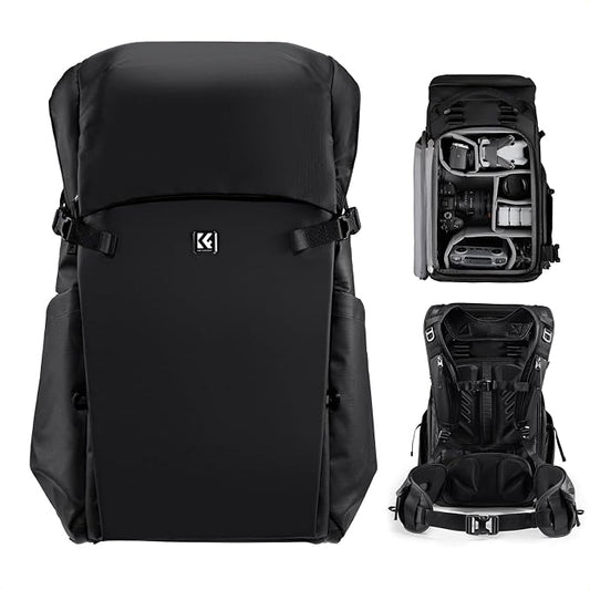 K&F Concept Camera Backpack, 30L Large Capacity Camera Bag, Waterproof DSLR by KFCONCEPT